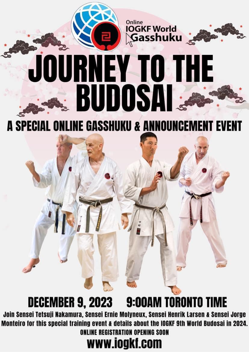 Online Iogkf Gasshuku Journey To The Budosai Online Gasshuku And